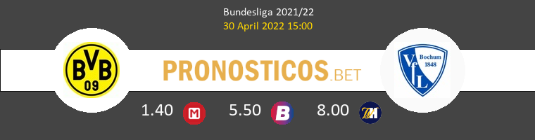 Borussia Dortmund vs VfL Bochum Pronostico (30 Abr 2022) 1