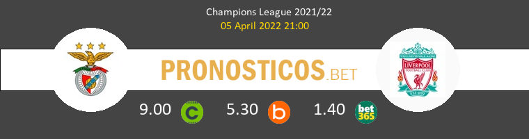 Benfica vs Liverpool Pronostico (5 Abr 2022) 1