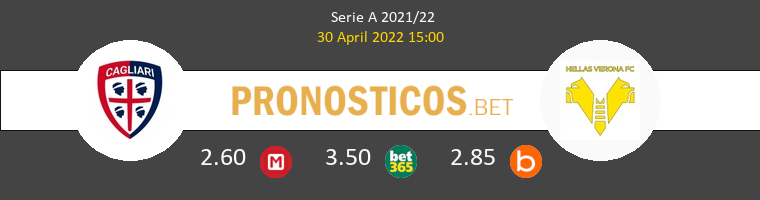 Cagliari vs Hellas Verona Pronostico (30 Abr 2022) 1
