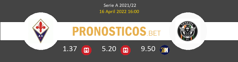 Fiorentina vs Venezia Pronostico (16 Abr 2022) 1