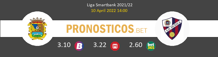 Fuenlabrada vs Huesca Pronostico (10 Abr 2022) 1