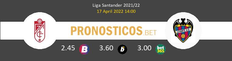 Granada vs Levante Pronostico (17 Abr 2022) 1