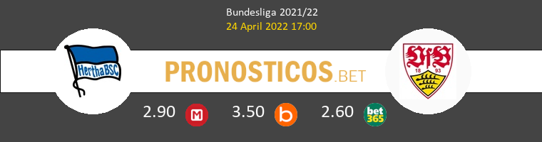 Hertha BSC vs Stuttgart Pronostico (24 Abr 2022) 1