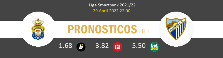 Las Palmas vs Málaga Pronostico (29 Abr 2022) 1