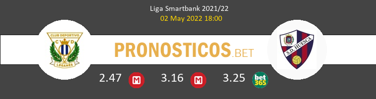 Leganés vs Huesca Pronostico (2 May 2022) 1
