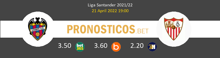 Levante vs Sevilla Pronostico (21 Abr 2022) 1