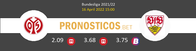 Mainz 05 vs Stuttgart Pronostico (16 Abr 2022) 1