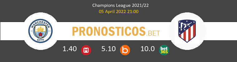 Manchester City vs Atlético Pronostico (5 Abr 2022) 1