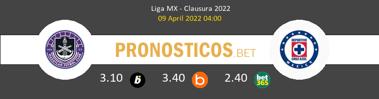 Mazatlán vs Cruz Azul Pronostico (9 Abr 2022) 1