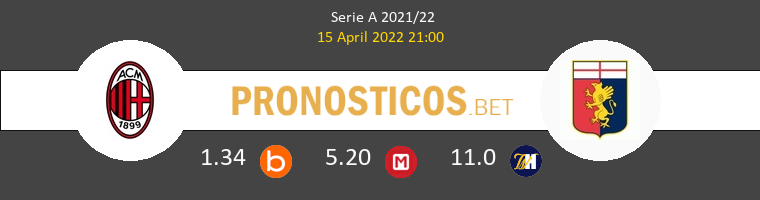 AC Milan vs Genova Pronostico (15 Abr 2022) 1