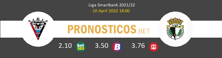 Mirandés vs Burgos Pronostico (10 Abr 2022) 1