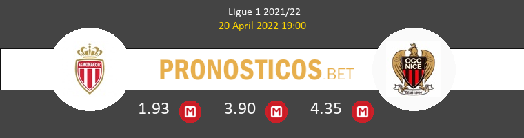 Monaco vs Niza Pronostico (20 Abr 2022) 1