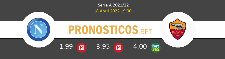 Napoles vs Roma Pronostico (18 Abr 2022) 1