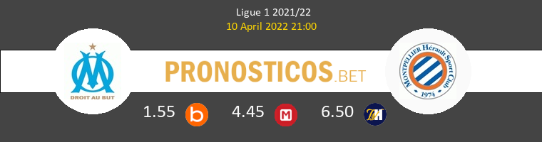 Marsella vs Montpellier Pronostico (10 Abr 2022) 1