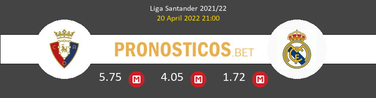 Osasuna vs Real Madrid Pronostico (20 Abr 2022) 1