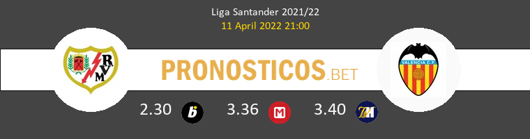 Rayo Vallecano vs Valencia Pronostico (11 Abr 2022) 1