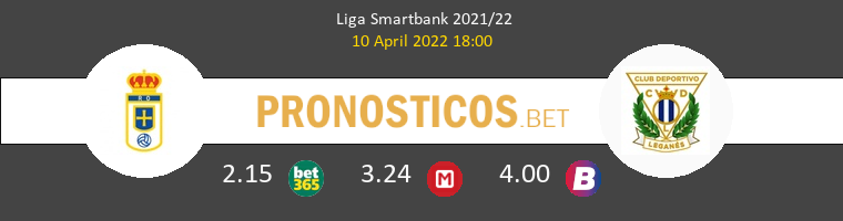 Real Oviedo vs Leganés Pronostico (10 Abr 2022) 1
