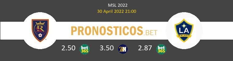 Real Salt Lake vs LA Galaxy Pronostico (30 Abr 2022) 1