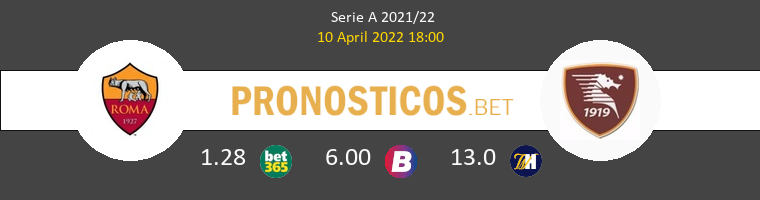 Roma vs Salernitana Pronostico (10 Abr 2022) 1