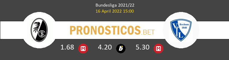 SC Freiburg vs VfL Bochum Pronostico (16 Abr 2022) 1