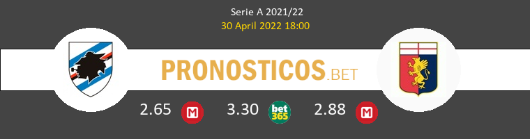 Sampdoria vs Génova Pronostico (30 Abr 2022) 1