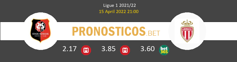 Stade Rennais vs Monaco Pronostico (15 Abr 2022) 1