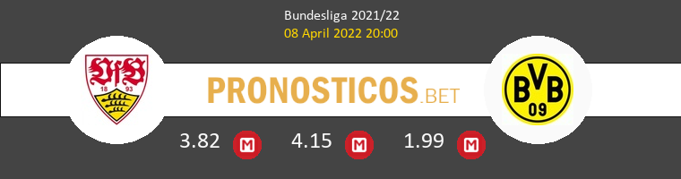 Stuttgart vs Borussia Dortmund Pronostico (8 Abr 2022) 1