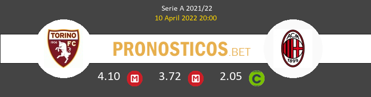 Torino vs Milan Pronostico (10 Abr 2022) 1