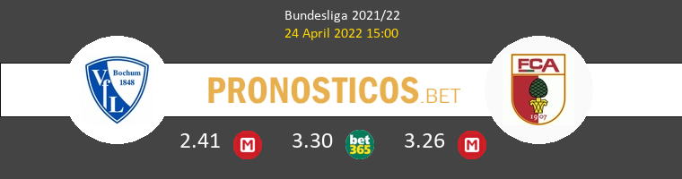 VfL Bochum vs FC Augsburgo Pronostico (24 Abr 2022) 1