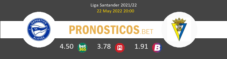 Alavés vs Cádiz Pronostico (22 May 2022) 1