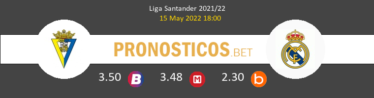 Cádiz vs Real Madrid Pronostico (15 May 2022) 1