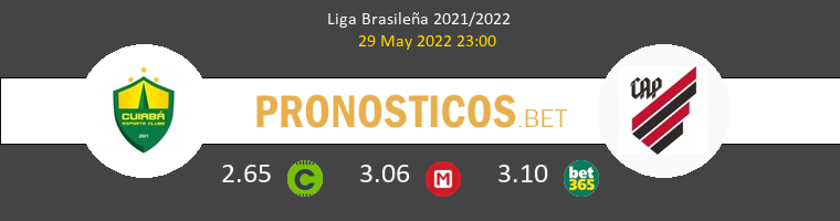Cuiabá vs Athletico Paranaense Pronostico (29 May 2022) 1