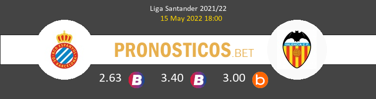 Espanyol vs Valencia Pronostico (15 May 2022) 1