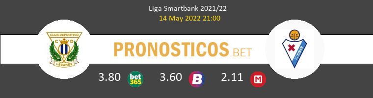 Leganés vs Eibar Pronostico (14 May 2022) 1