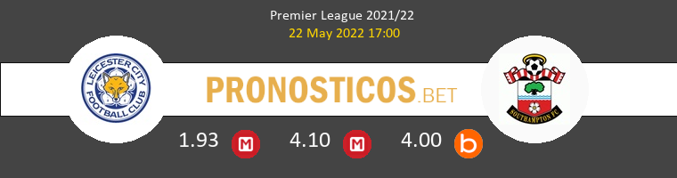 Leicester vs Southampton Pronostico (22 May 2022) 1