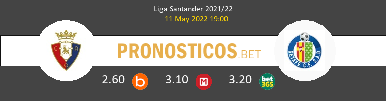 Osasuna vs Getafe Pronostico (11 May 2022) 1