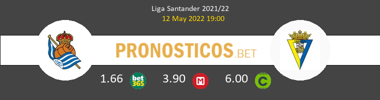 Real Sociedad vs Cádiz Pronostico (12 May 2022) 1
