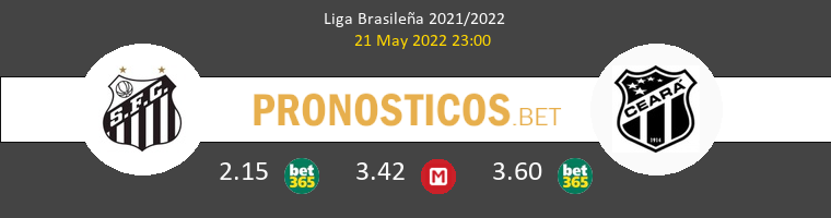 Santos FC vs Ceará Pronostico (21 May 2022) 1