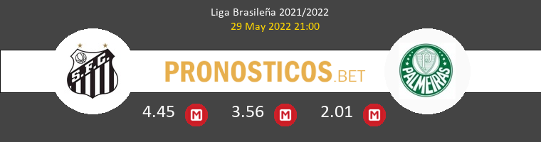 Santos FC vs Palmeiras Pronostico (29 May 2022) 1