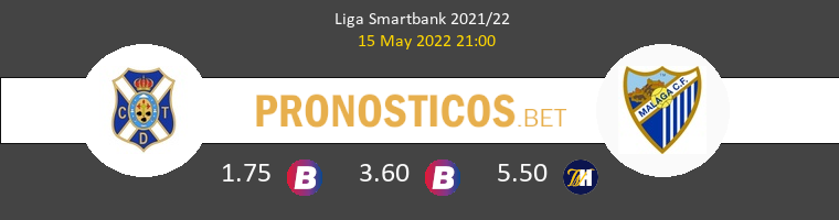 Tenerife vs Málaga Pronostico (15 May 2022) 1