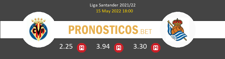 Villarreal vs Real Sociedad Pronostico (15 May 2022) 1