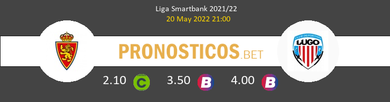 Zaragoza vs Lugo Pronostico (20 May 2022) 1