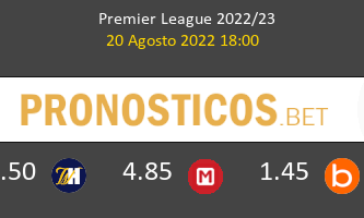 Bournemouth vs Arsenal Pronostico (20 Ago 2022) 1