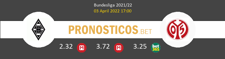 B. Mönchengladbach vs Mainz 05 Pronostico (4 Sep 2022) 1