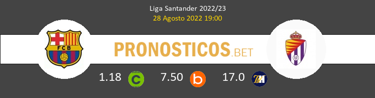 Barcelona vs Real Valladolid Pronostico (28 Ago 2022) 1