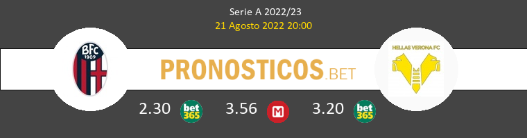 Bologna vs Hellas Verona Pronostico (21 Ago 2022) 1