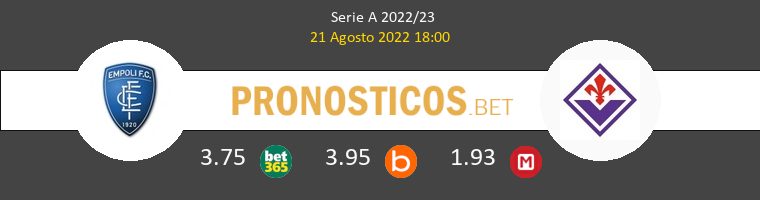 Empoli vs Fiorentina Pronostico (21 Ago 2022) 1