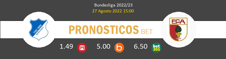 Hoffenheim vs FC Augsburgo Pronostico (27 Ago 2022) 1