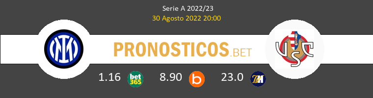 Inter vs Cremonese Pronostico (30 Ago 2022) 1