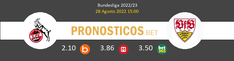 Koln vs Stuttgart Pronostico (28 Ago 2022) 1
